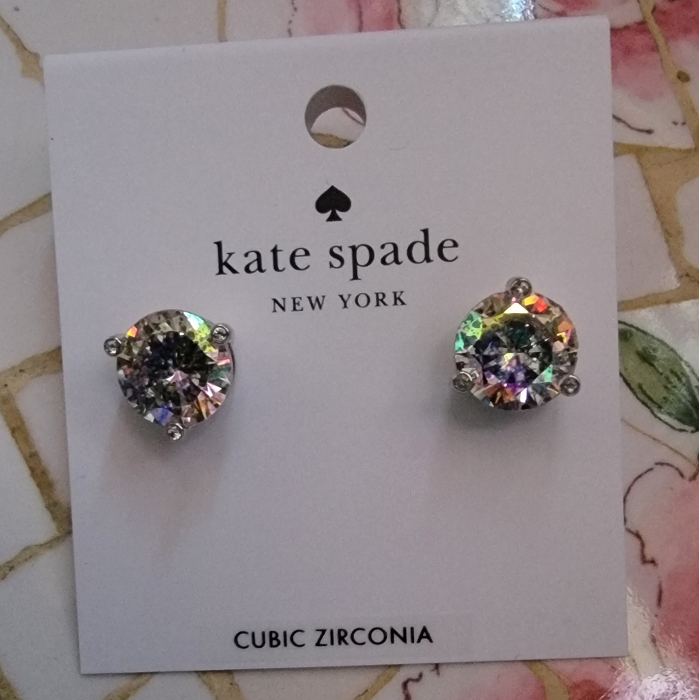 NWT* KATE SPADE Large Rise and Shine Stud earrings